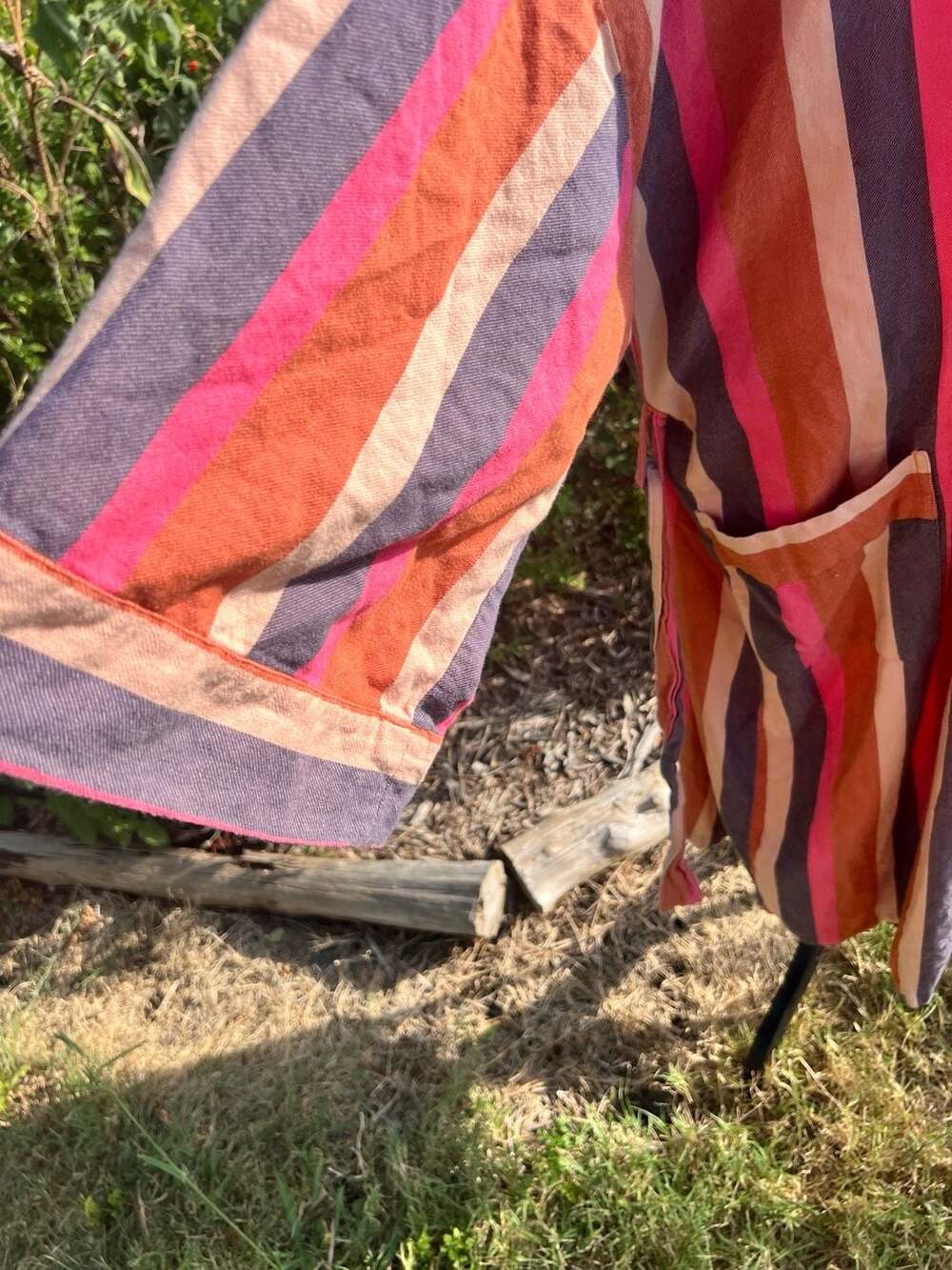 Bathen Long Striped Robe in Daze - Picture 9 of 14